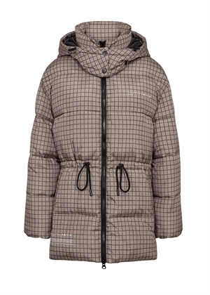Climb check puffer jakke Brown Check HAUTE L'AMITIÈ